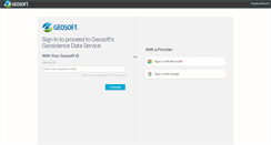 Desktop Screenshot of dap.geosoft.com