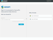 Tablet Screenshot of dap.geosoft.com